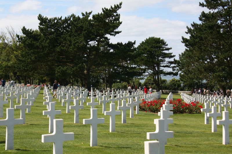 le cimetière américain de Colleville sur mer